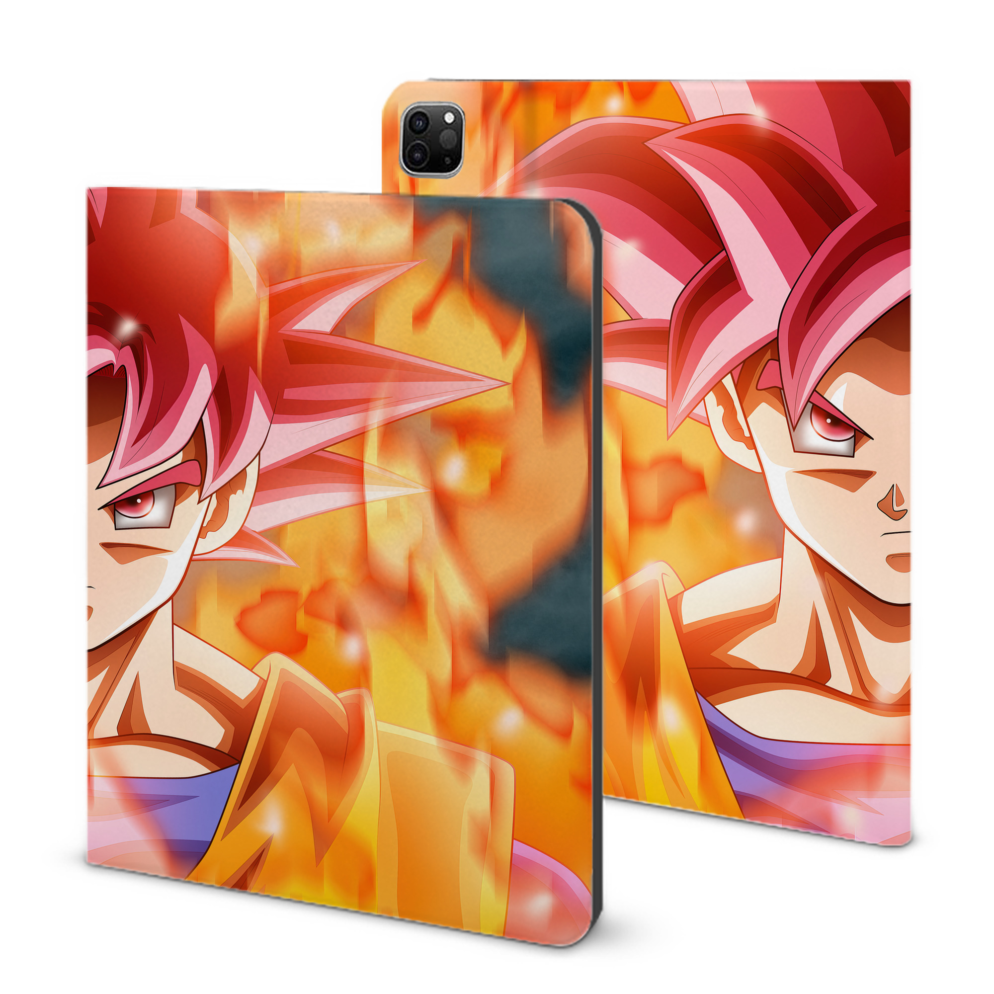 （画像用） ドラゴンボール DRAGON BALL IPad ケース ブック型 PUレザー TPU 耐衝撃 軽量 薄型 ペン収納なし 全面保護 IPad 各モデル対応